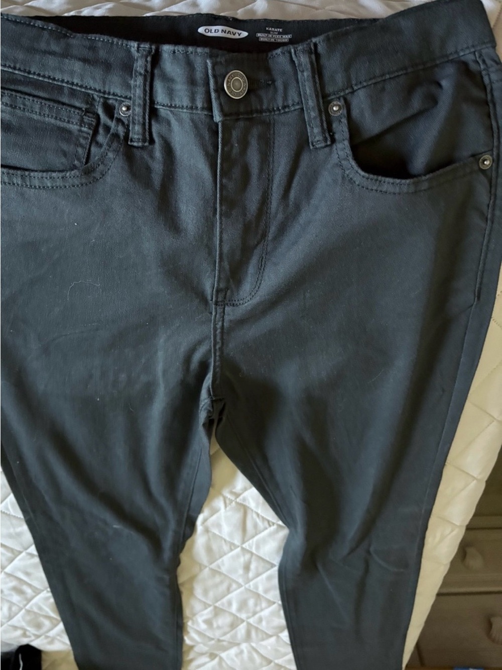 Old Navy Men’s Black Straight-Leg Chinos